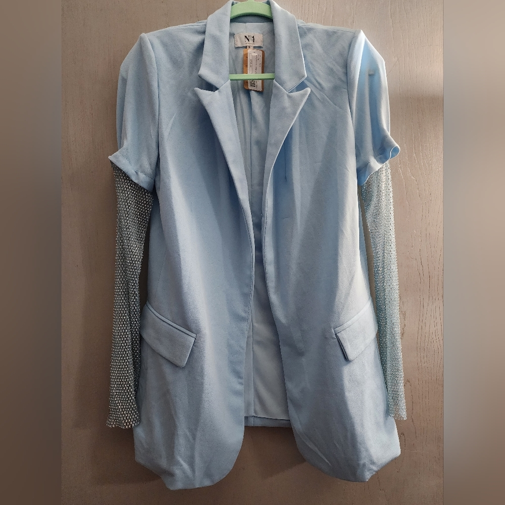 Designer Bling Blazer/Rhinestone Arm